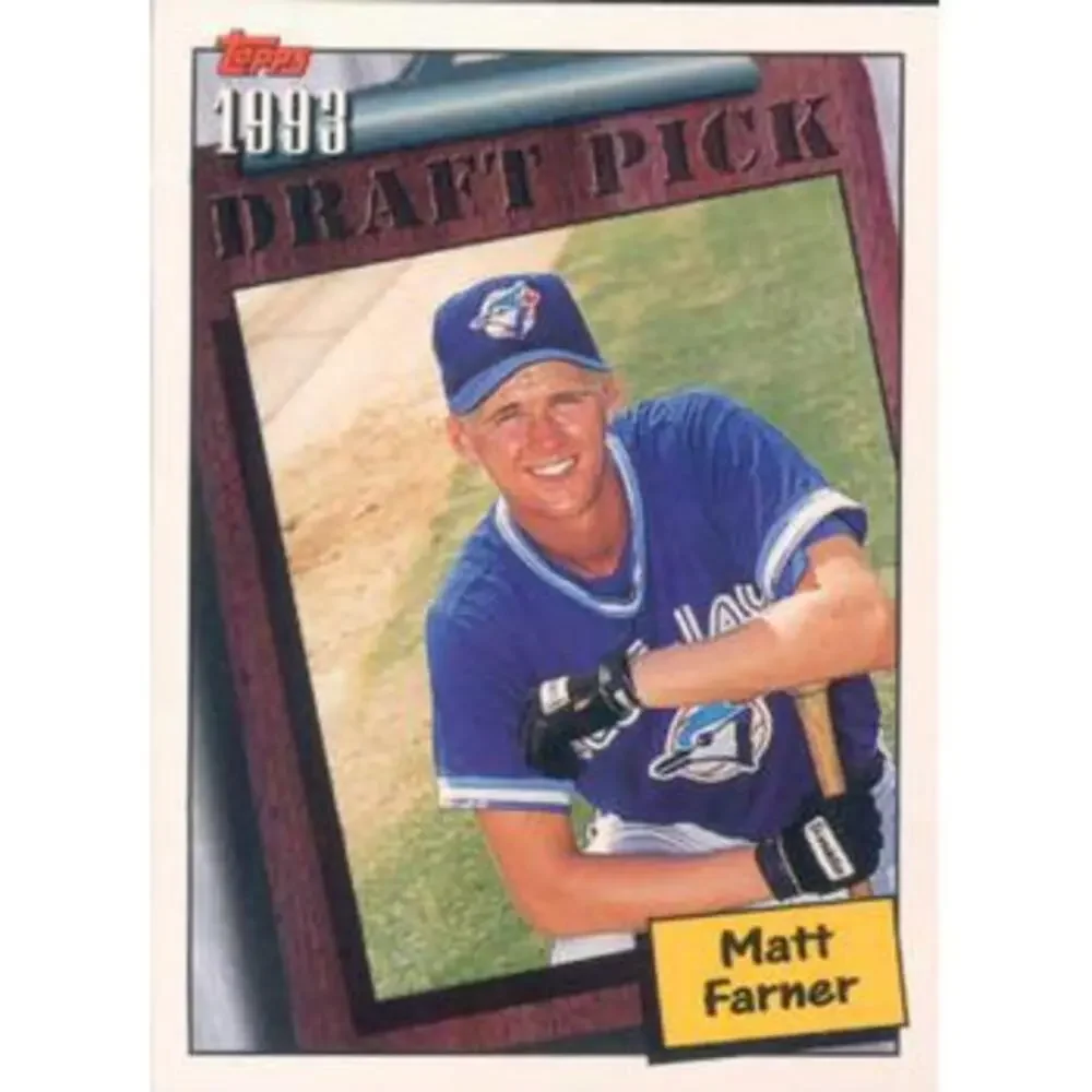 1994 Topps Matt Farner DPK, RC # 203 Toronto Blue Jays